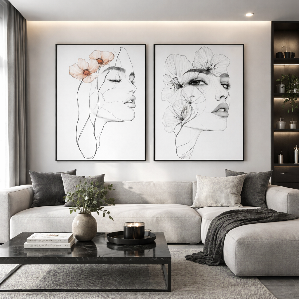 Duo de Impressões Artísticas | Coleção Mulheres | Ed. 6 | 30×42 cm | Papel Fotográfico | Sem Moldura