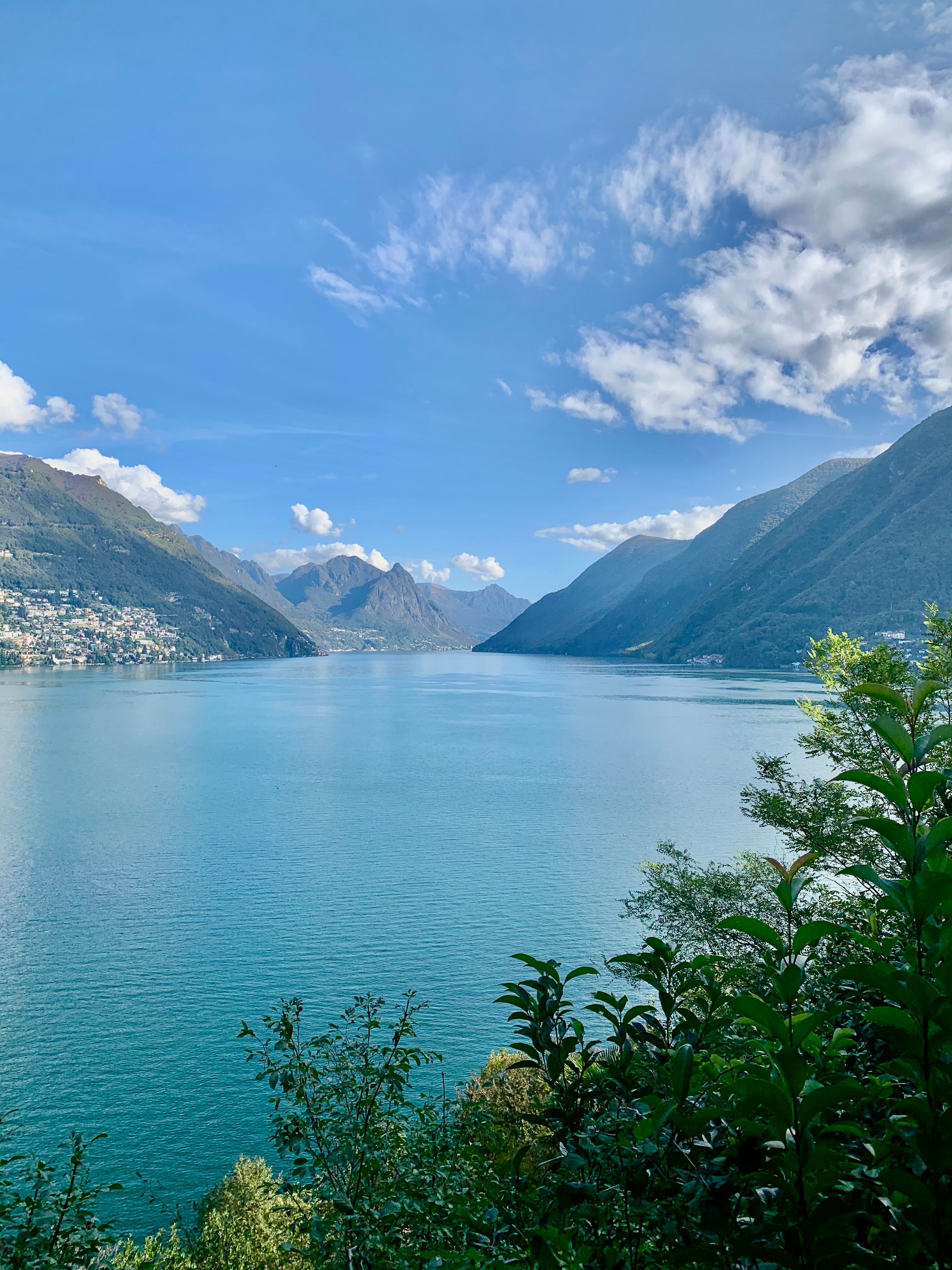 Foto Digital Lago de Lugano - Itália - Paisagem Alpina 300dpi