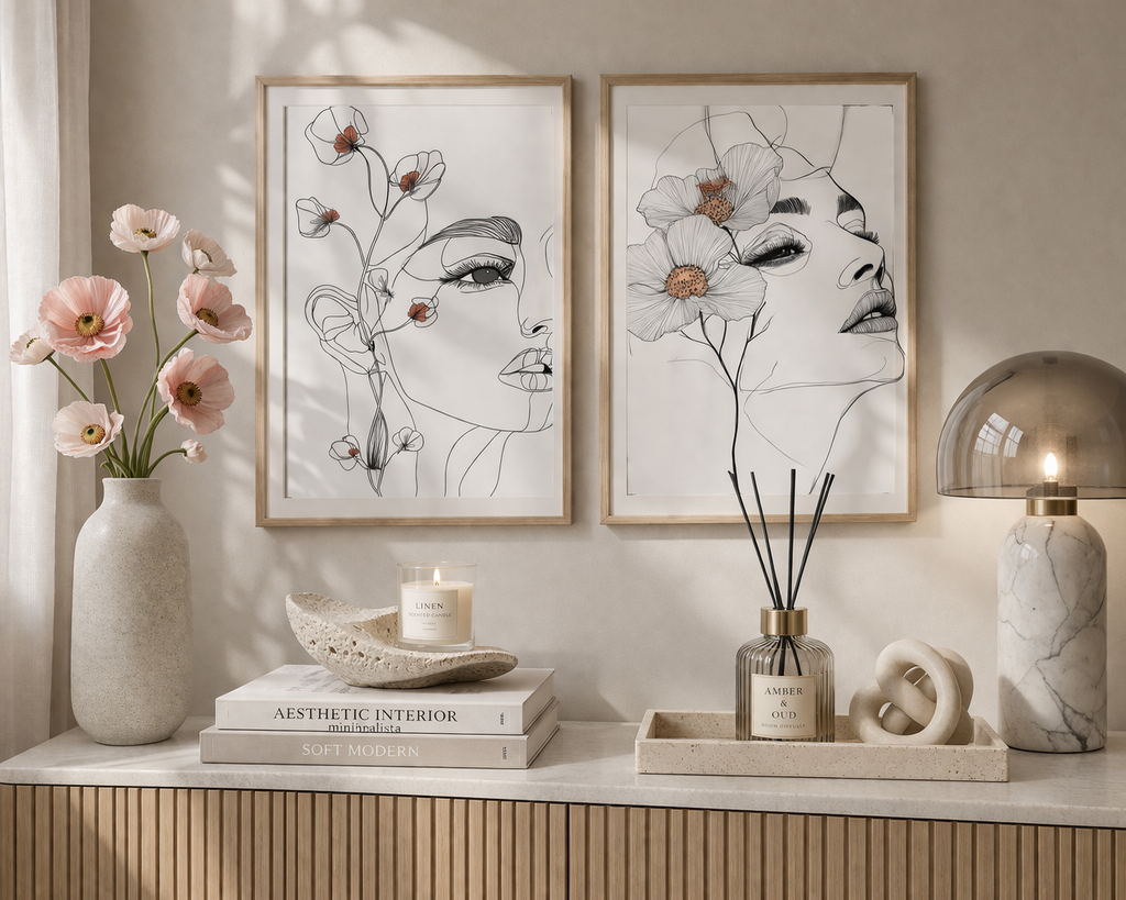 Duo de Impressões Artísticas | Coleção Mulheres | Ed. 3 | 30×42 cm | Papel Fotográfico | Sem Moldura