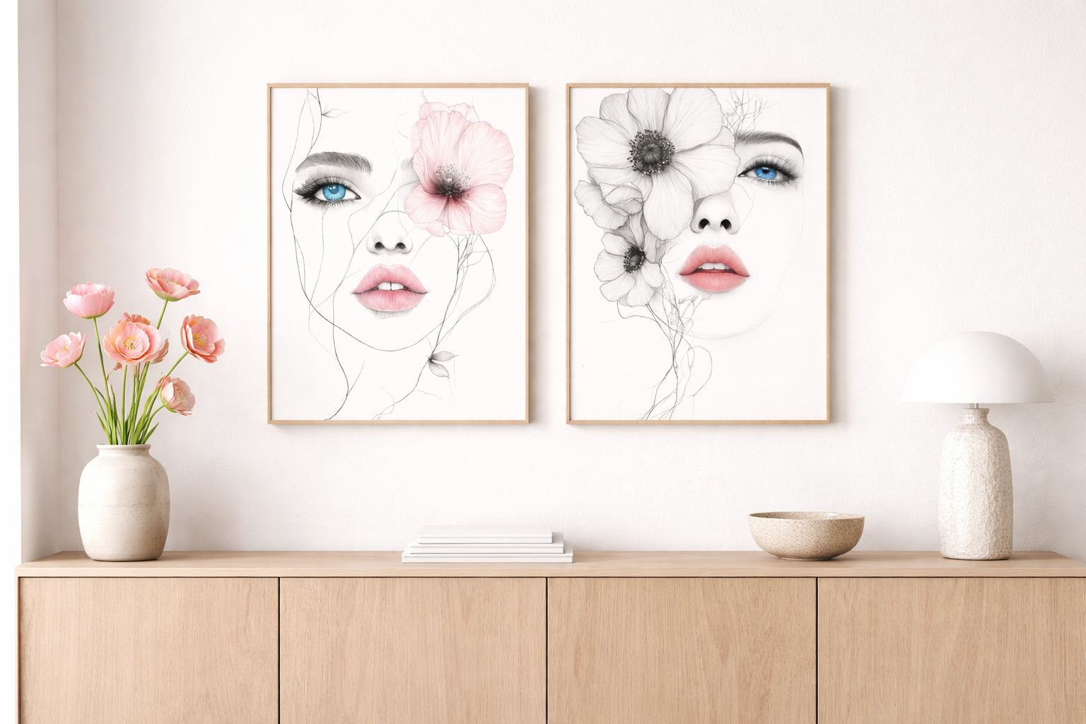 Duo de Impressões Artísticas | Coleção Mulheres | Ed. 2 | 30×42 cm | Papel Fotográfico | Sem Moldura