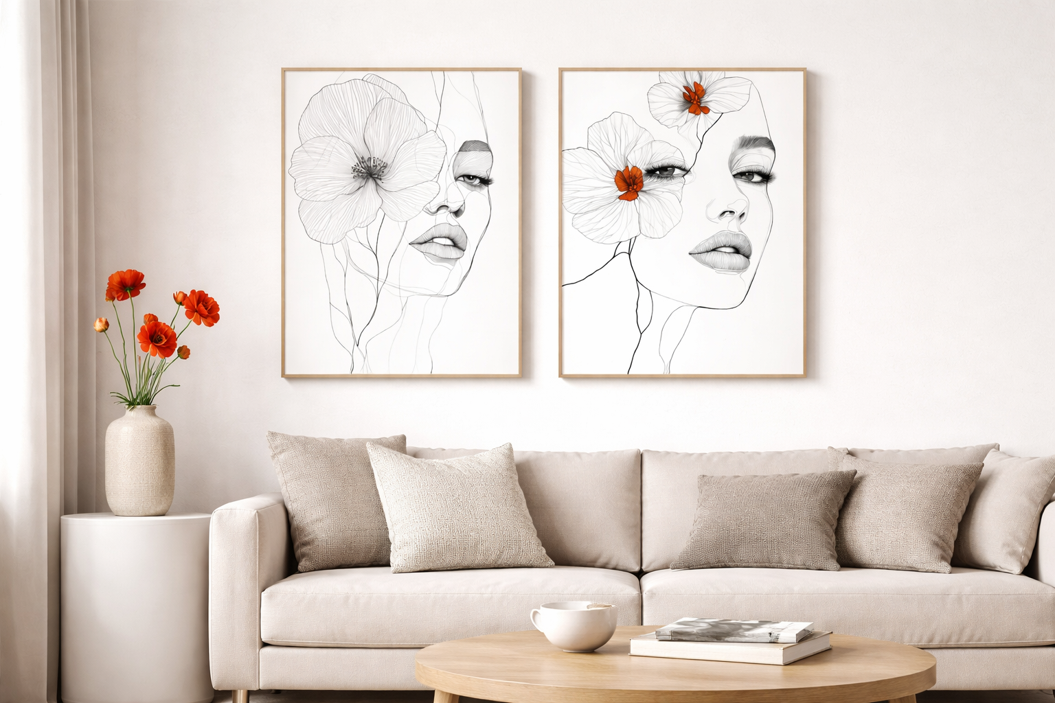 Duo de Impressões Artísticas | Coleção Mulheres | Ed. 4 | 30×42 cm | Papel Fotográfico | Sem Moldura