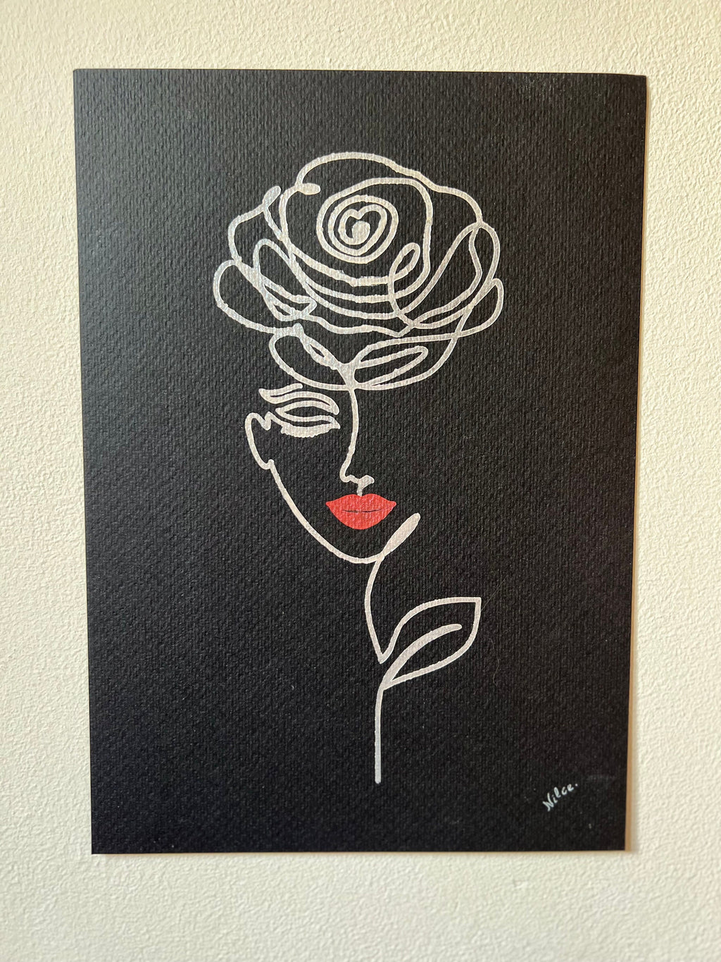 Conjunto de pinturas em aquarela original Mulheres - kit com 2