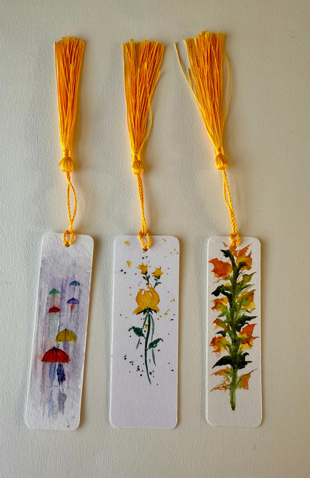 Marcadores de livros pintados à mão, com arte original em aquarela, para amantes de livros. CONJUNTO DE 10.